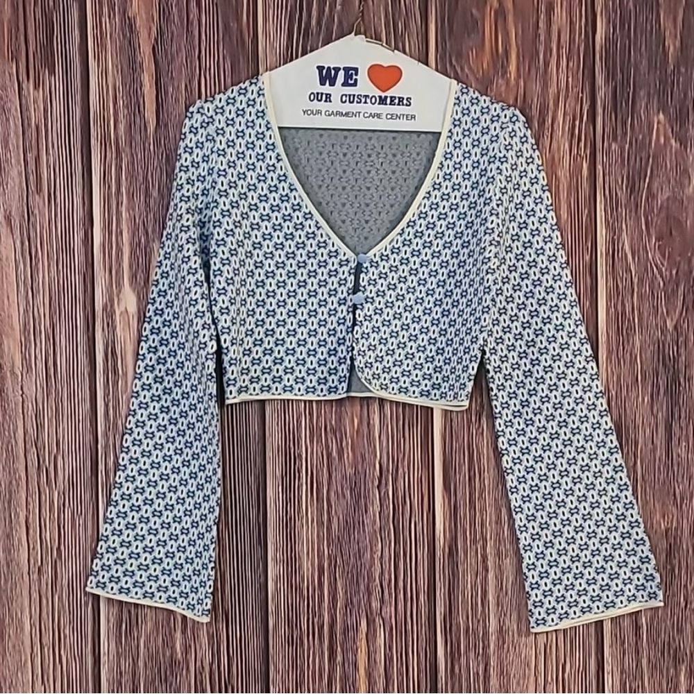 NWOT Zara geometric shape crop top